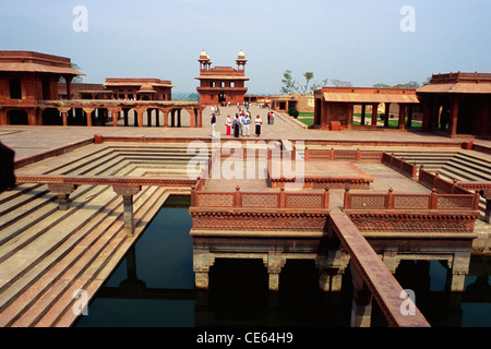 Anup Talao ; Diwan e Khas ; Fatehpur Sikri ; Agra ; Uttar Pradesh ; India Foto Stock