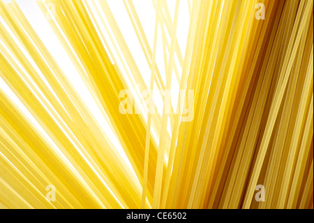 Chiusura del background di spaghetti Foto Stock