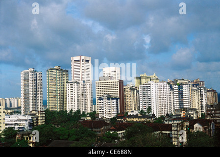 Skyline di Colaba ; Mumbai Bombay ; Maharashtra ; India Foto Stock