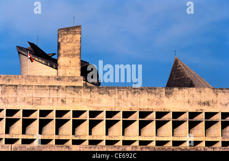 Assemblaggio il Vidhan Bhavan Capitol Complex ; Chandigarh UT ; India Foto Stock