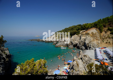 Italia, Basilicata, Maratea, spiaggia Foto Stock