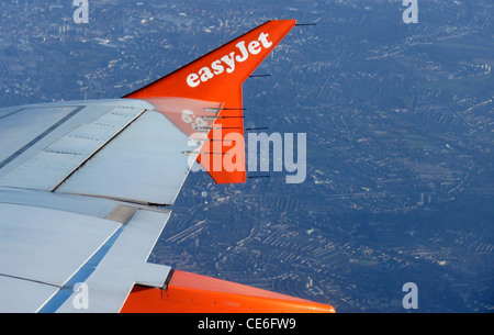 Piano EASYJET COMPAGNIA AEREA DI BILANCIO Foto Stock