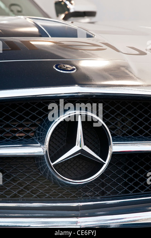 Mercedes SLS AMG GT3 mediante cromato Laureus Foto Stock