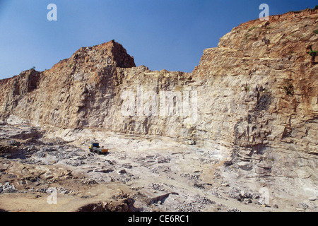 cava ; miniera ; miniera a cielo aperto ; india ; asia Foto Stock