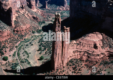 AMA 87912 : montagne antenna canyon de Chelly ; Arizona ; Stati Uniti d'America Foto Stock