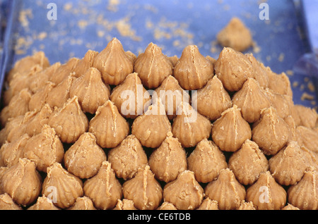 Modak dolce indiano ; Tempio Shree Chintamani Vinayaka ; Theur ; tempio ashtavinayak ; theoor ; pune ; Maharashtra ; india ; asia Foto Stock