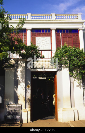 Sri Aurobindo Ashram ; Pondicherry ; Puducherry ; territorio dell'Unione ; India ; asia Foto Stock