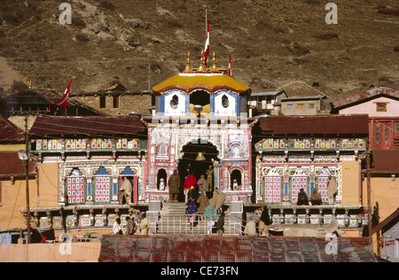 Tempio Badrinath ; uttaranchal ; India Foto Stock
