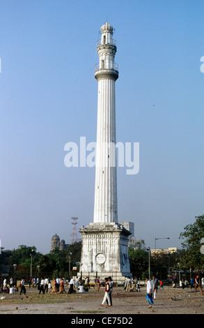 MAA 83020 : sahid minar torre monumento ochterlony Calcutta kolkata West Bengal India Foto Stock