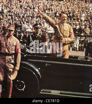 Le immagini a colori della seconda guerra mondiale Foto Stock