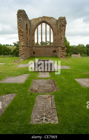 Easby Abbey, o l Abbazia di Sant Agata a Richmond, Richmondshire, North Yorkshire. Foto Stock