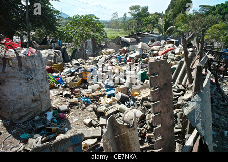 La Chureca (spagnolo parola slang per "city dump") è municipale di rifiuti domestici e industriali-sito di smaltimento di Managua, Foto Stock
