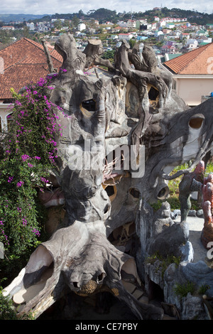 Hang Nga 'Crazy House' Guest House o Hotel Dalat Vietnam Foto Stock