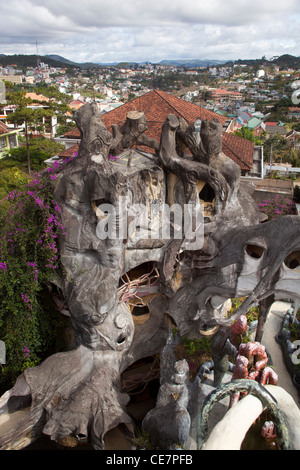 Hang Nga 'Crazy House' Guest House o Hotel Dalat Vietnam Foto Stock