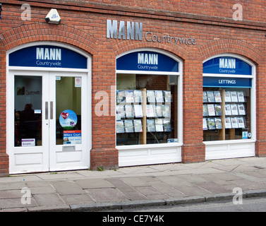 Mann locazione immobiliare agenti agente Canterbury REGNO UNITO Foto Stock