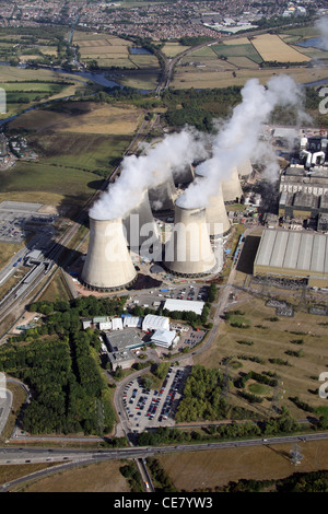 Immagine aerea di Ratcliffe Power Station, vicino a Nottingham Foto Stock