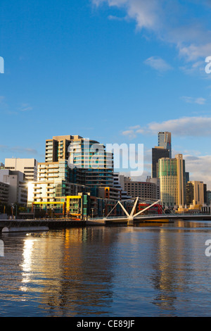 Eureka Tower e edifici per uffici nel centro di Melbourne Foto Stock