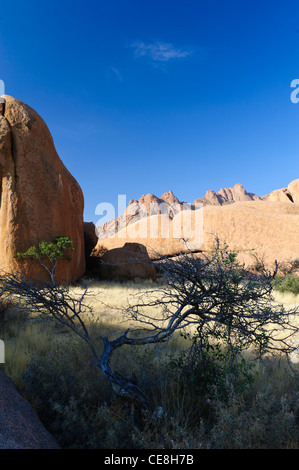 I picchi di Spitzkoppe. Damaraland, Namibia. Foto Stock