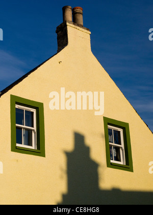 Gable End e Shadow, St Monans, Fife Foto Stock