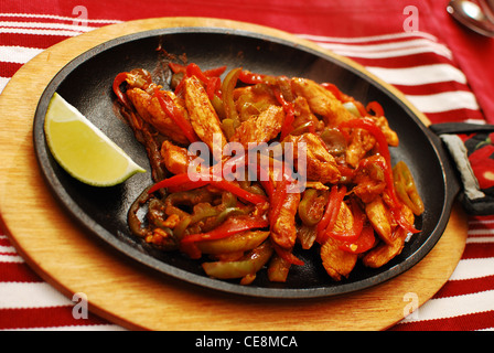 Fajitas Foto Stock