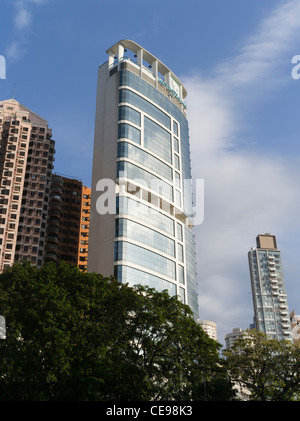 dh CAUSEWAY BAY HONG KONG Metropark Hotel grattacielo di Hong Kong edificio moderno hotel asia architettura cina Foto Stock