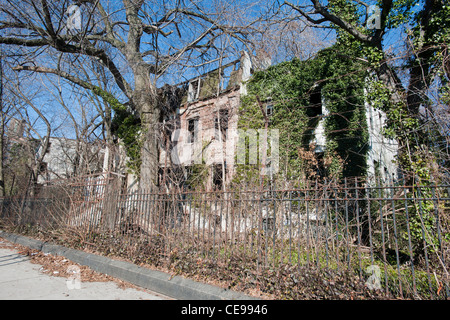 Il XIX secolo e ospita in Admiral's Row in Brooklyn Navy Yard Foto Stock