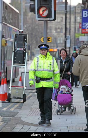 Manchester street down town Foto Stock