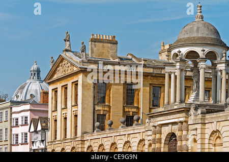 Regno Unito Oxford Queens College Foto Stock