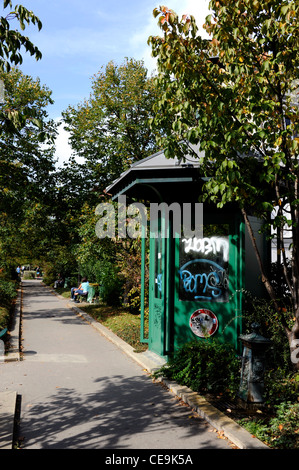 Coulee Verte,Avenue Daumesnil,Parigi,Francia,Corridoio verde Foto Stock