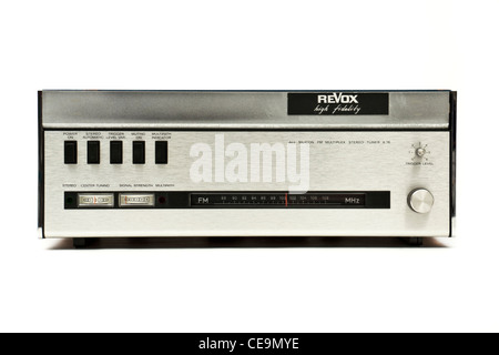 Vintage Revox A76 (WILLI STUDER) tutto il silicio FM sintonizzatore multiplexing dal 1969 Foto Stock