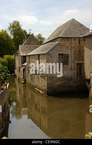 Fiume Aure a Bayeux Foto Stock