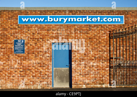 Bury Mercato, Bury, Greater Manchester, Inghilterra, Regno Unito Foto Stock