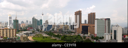 Kuala Lumpur Malaysia diurno paesaggio urbano Panorama Foto Stock