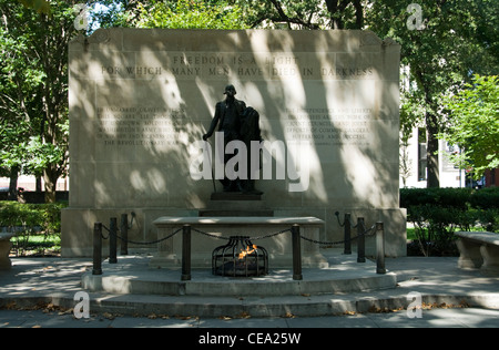 Tomba del Milite Ignoto, Washington Square, Philadelphia, Stati Uniti d'America. Foto Stock