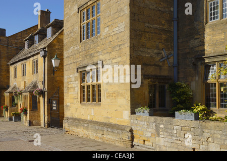 Lygon Arms hotel town house high street broadway cotswolds WORCESTERSHIRE REGNO UNITO Foto Stock