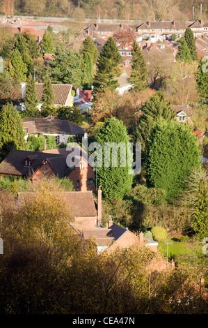 Sobborghi Birmingham Inghilterra alloggiamento in fabbrica Foto Stock