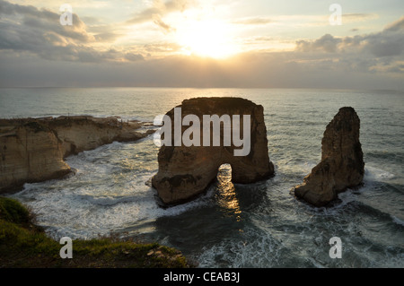 Piccioni' Rock a Beirut, Libano Foto Stock