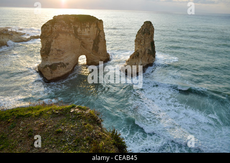 Piccioni' Rock a Beirut, Libano Foto Stock