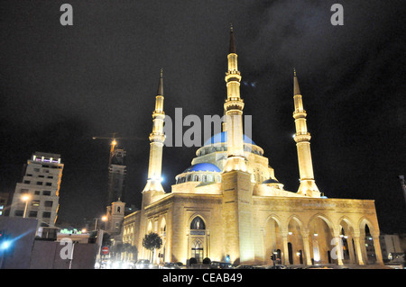 Mohammad Al-Amin moschea a Beirut, Libano Foto Stock