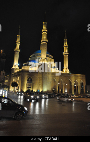 Mohammad Al-Amin moschea a Beirut, Libano Foto Stock