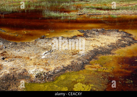 Ounianga Kebir lago, regione Erdi, Ciad Foto Stock