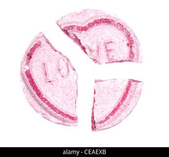Amore rotto cuore dolce Foto Stock