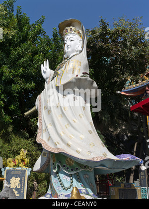 dh REPULSE BAY HONG KONG Chinese Kwun Yam statua dea Della divinità di Misericordia tempio tao Foto Stock