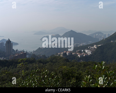 Dh JARDINES LOOKOUT HONG KONG vista lato sud dell'isola di Hong Kong Cina vista paesaggio Foto Stock