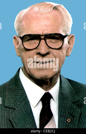 Willi Stoph - *09.07.1914 -13.04.1999: il primo ministro della Repubblica democratica tedesca. Foto Stock