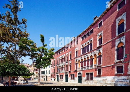 Palazzo Soranzo, Campo San Polo, Venezia, Italia Foto Stock