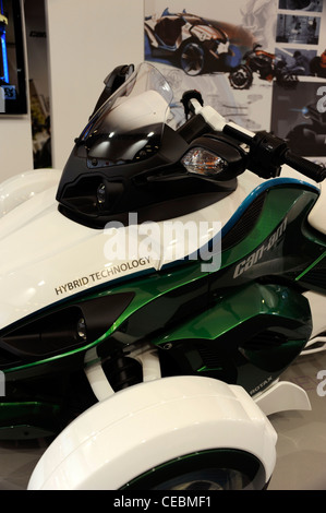 Can-Am,tecnologia ibrida,Rotax motore,Parigi Motorcycle Show, Francia Foto Stock