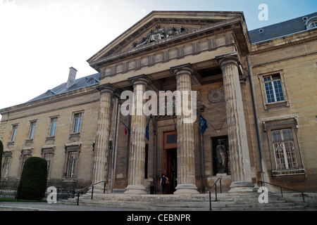 Palais de Justice (Courthouse) a Reims, Champagne-Ardenne, Francia. Foto Stock