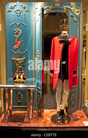 Miu Miu Miuccia Prada Parigi Rue Faubourg Saint Honoré Francia fashion designer couturier Foto Stock