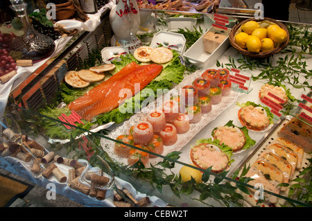 St Germain de Pres delicatessen catering interno parigi francia - francese Foto Stock